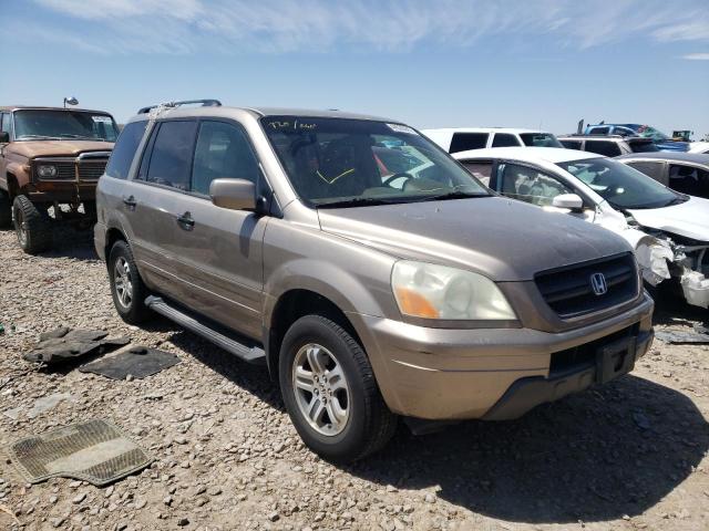 HONDA PILOT EXL 2004 with VIN 2HKYF18654H580953 - Photo from auction