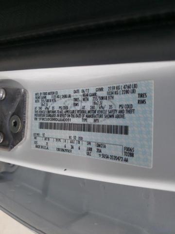 Photo 10 from auction – 2013 FORD ESCAPE SE with VIN 1FMCU0G96DUA40051