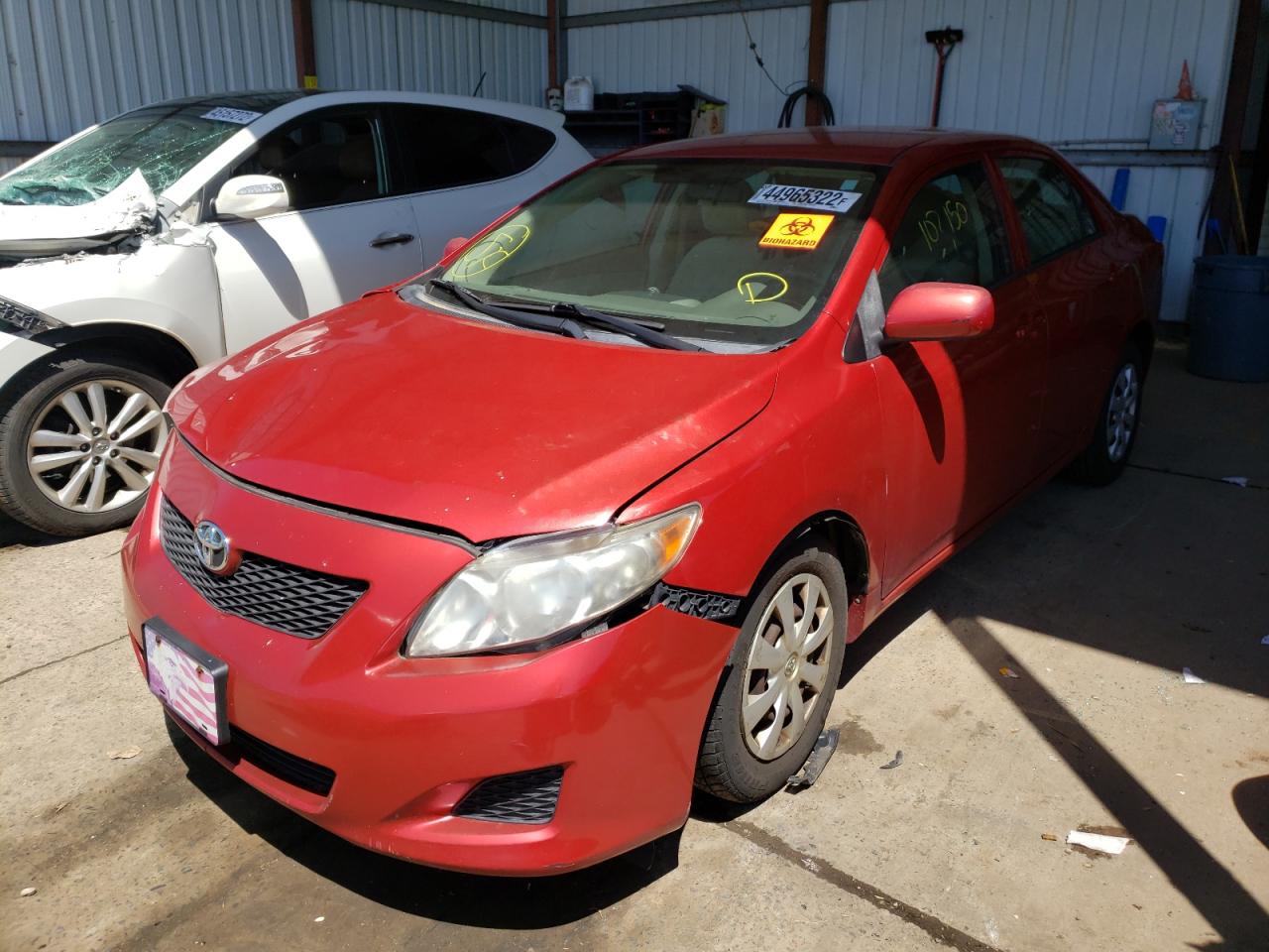 Photo 2 from auction – 2009 TOYOTA COROLLA BA with VIN 2T1BU40E39C093440