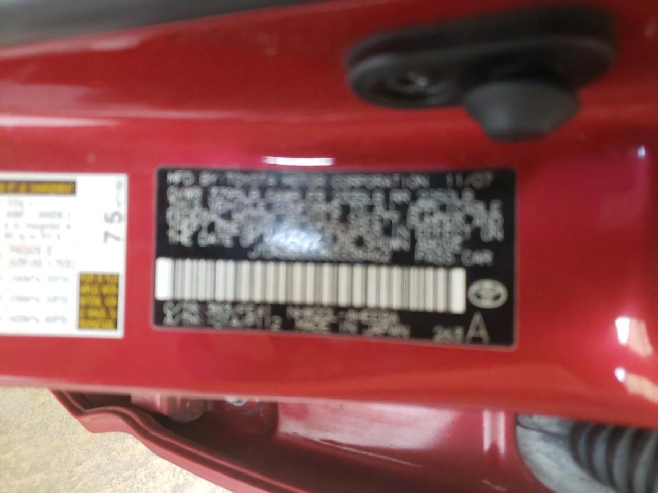 Photo 10 from auction – 2008 TOYOTA PRIUS with VIN JTDKB20U083338462