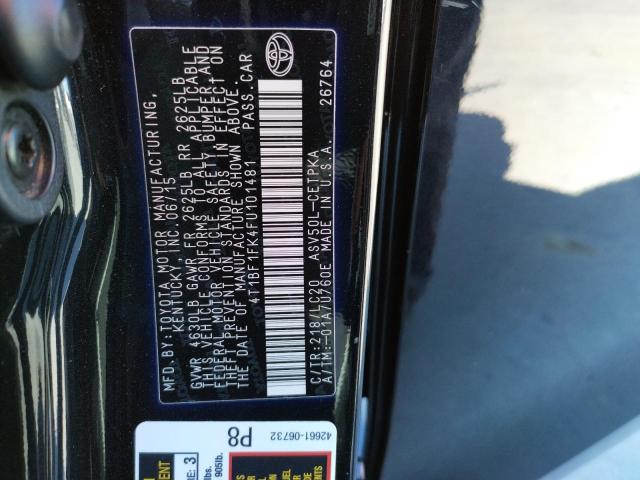 Photo 10 from auction – 2015 TOYOTA CAMRY LE with VIN 4T1BF1FK4FU101481