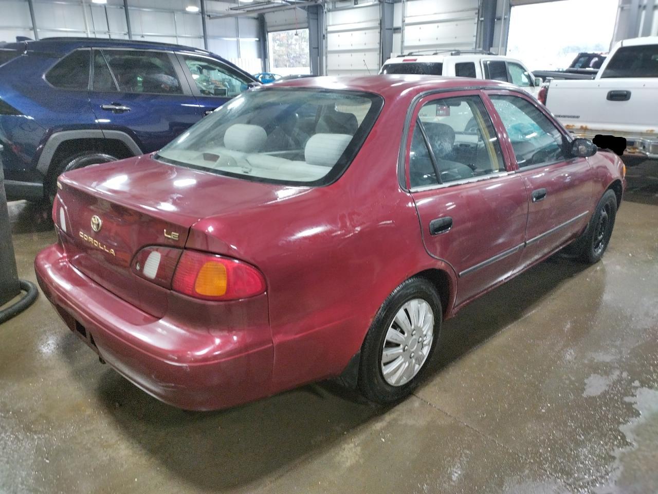 Photo 4 from auction – 2000 TOYOTA COROLLA VE with VIN 2T1BR12E2YC288909
