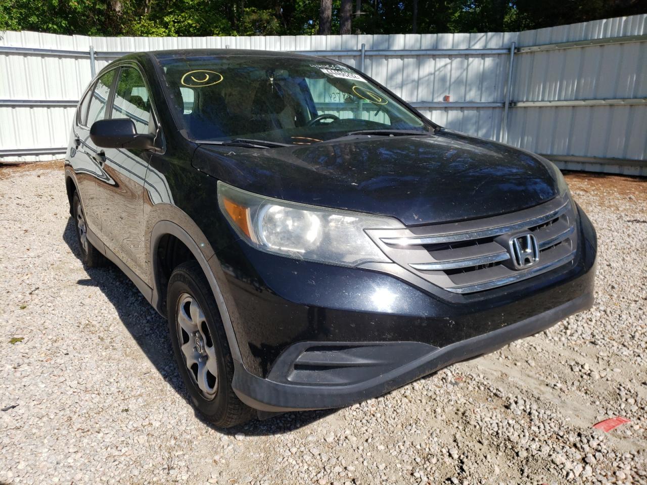 HONDA CR-V LX 2012 with VIN 5J6RM3H39CL038223 - Photo from auction