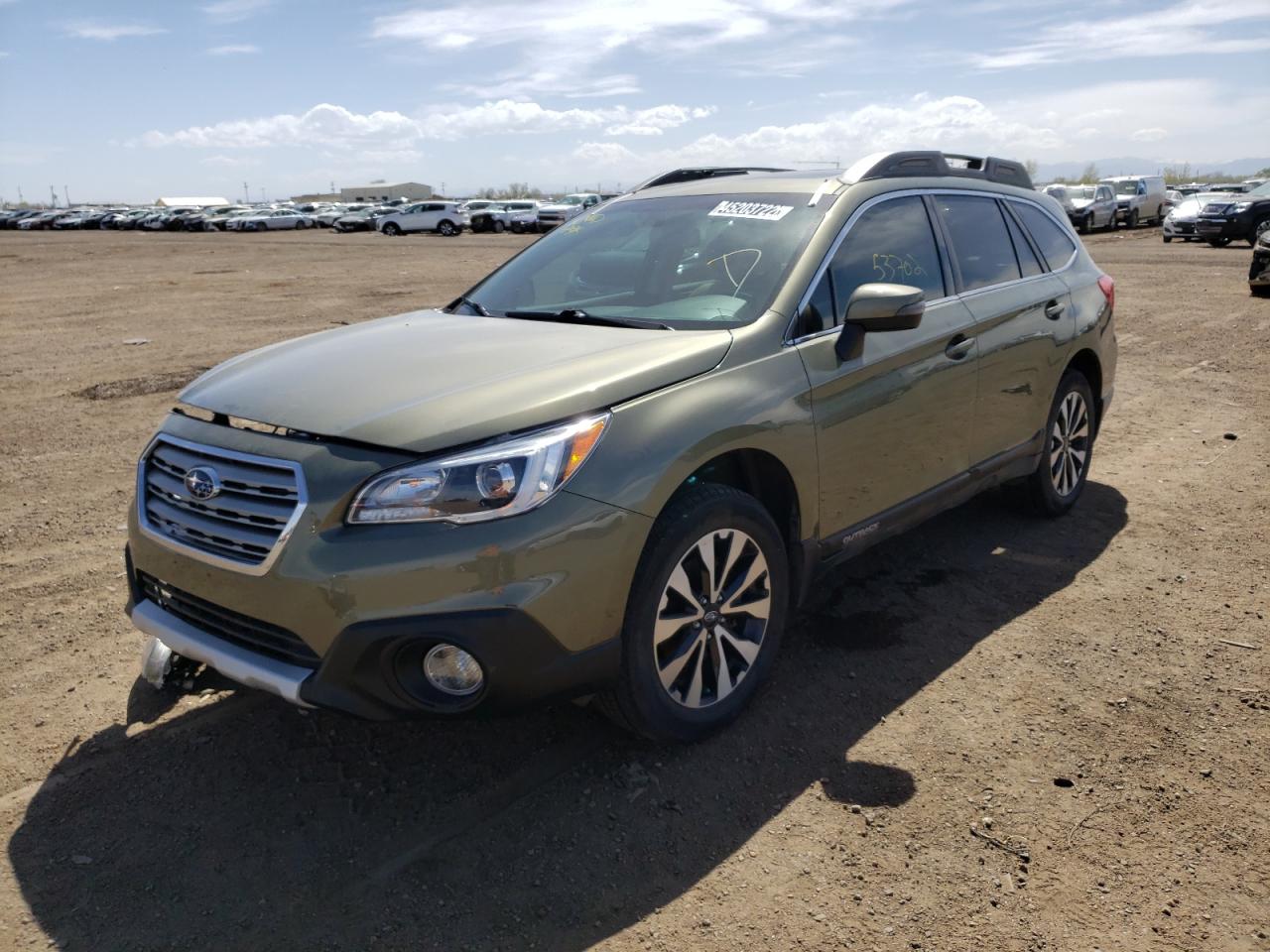 Photo 2 from auction – 2016 SUBARU OUTBACK 3. with VIN 4S4BSENC4G3311342