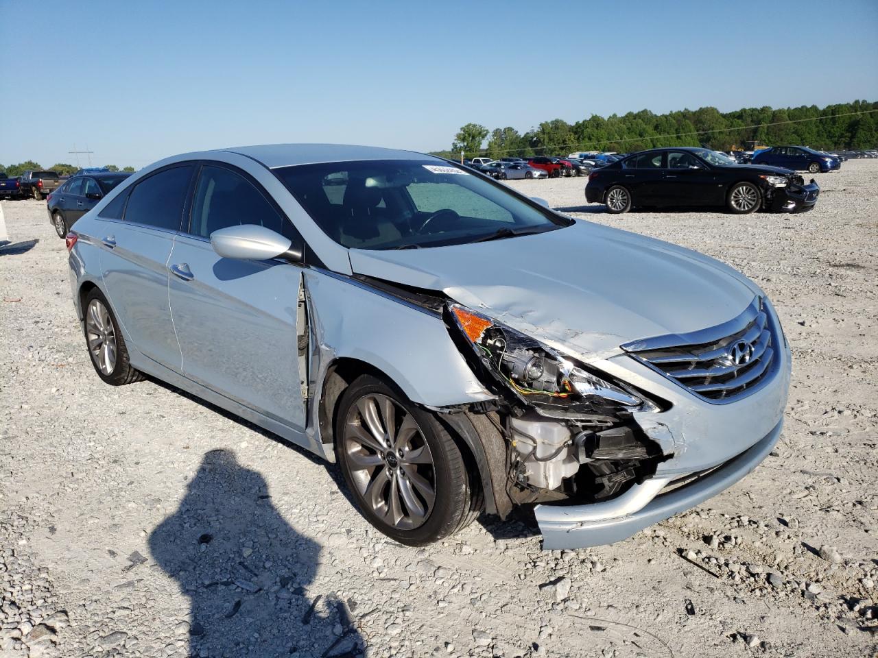 HYUNDAI SONATA SE 2012 with VIN 5NPEC4AC9CH411661 - Photo from auction