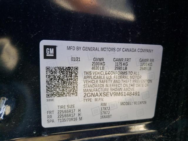 Photo 1 from auction – 2021 CHEVROLET EQUINOX LS with VIN 2GNAXSEV9M6148491