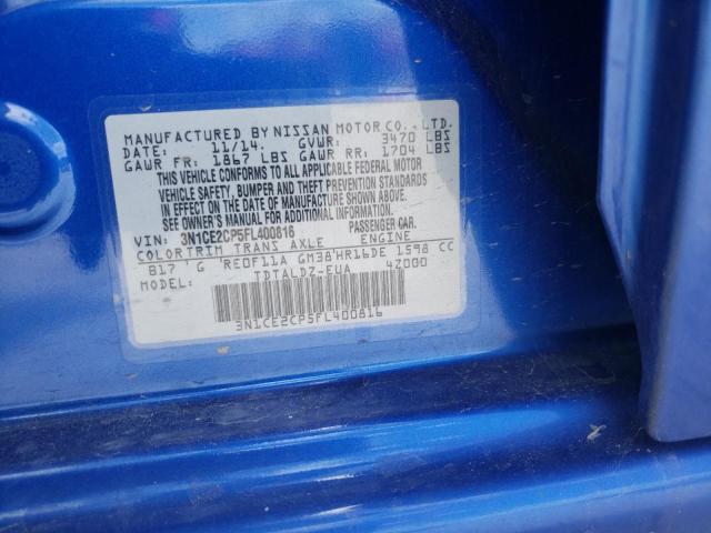 Photo 10 from auction – 2015 NISSAN VERSA NOTE with VIN 3N1CE2CP5FL400816