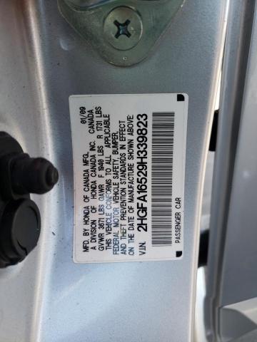 Photo 10 from auction – 2009 HONDA CIVIC LX with VIN 2HGFA16529H339823