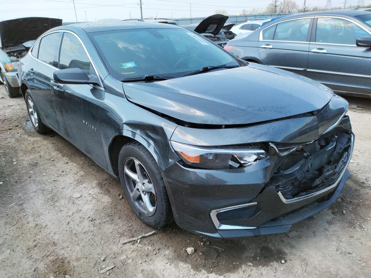 CHEVROLET MALIBU LS 2018 with VIN 1G1ZB5ST7JF198587 - Photo from auction