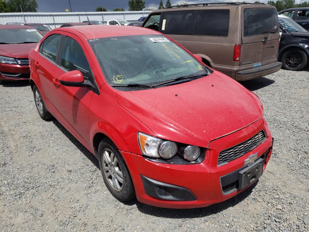 CHEVROLET SONIC LT 2013 with VIN 1G1JC5SG3D4231419 - Photo from auction