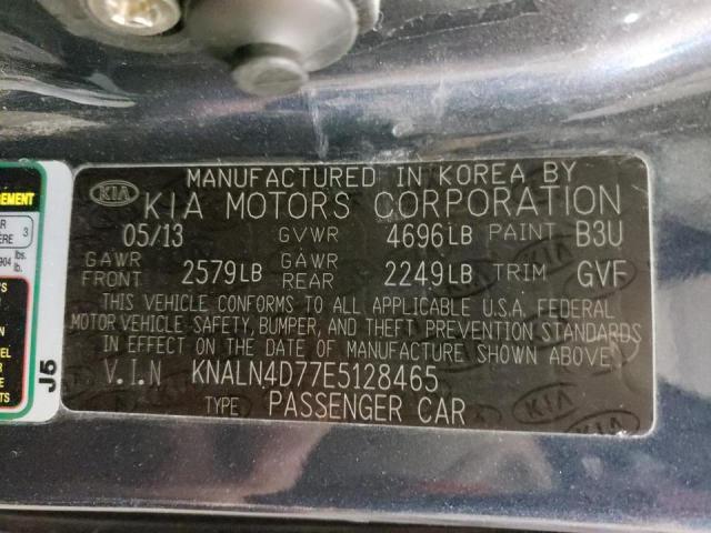 Photo 10 from auction – 2014 KIA CADENZA PR with VIN KNALN4D77E5128465