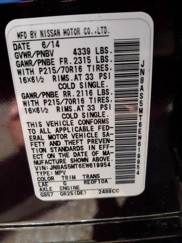 Photo 10 from auction – 2014 NISSAN ROGUE SELE with VIN JN8AS5MT6EW619954
