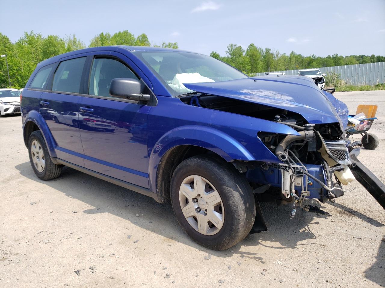 DODGE JOURNEY SE 2012 with VIN 3C4PDCAB9CT391726 - Photo from auction