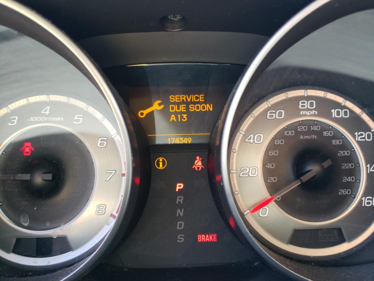 Photo 13 from auction – 2011 ACURA MDX with VIN 2HNYD2H26BH525873