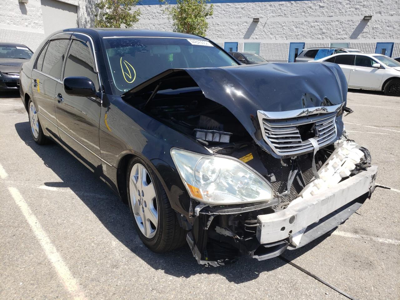 LEXUS LS 430 2005 with VIN JTHBN36F355015124 - Photo from auction
