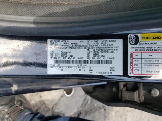 Photo 10 from auction – 2014 FORD FIESTA SE with VIN 3FADP4BJ9EM190823