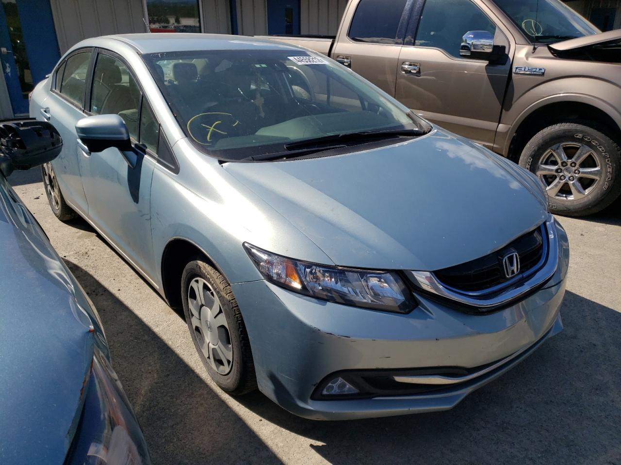 HONDA CIVIC HYBR 2014 with VIN 19XFB4F32EE001176 - Photo from auction