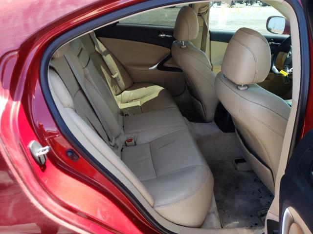 Photo 6 from auction – 2006 LEXUS IS 250 with VIN JTHBK262562010008