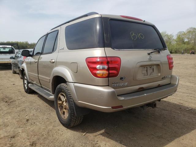 Photo 3 from auction – 2001 TOYOTA SEQUOIA SR with VIN 5TDBT44A01S025893