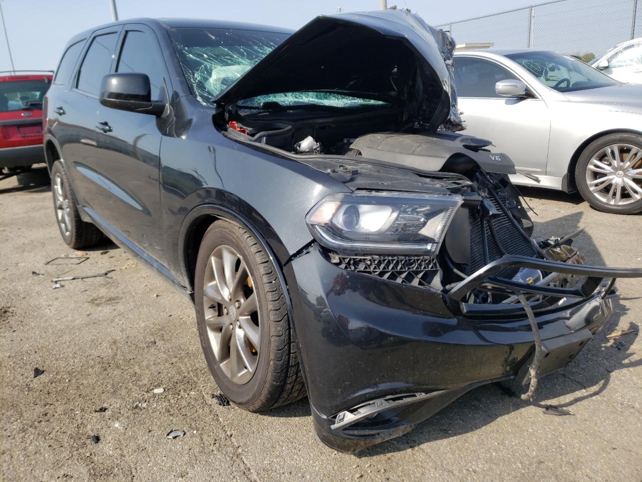DODGE DURANGO SX 2014 with VIN 1C4RDJAG9EC591450 - Photo from auction