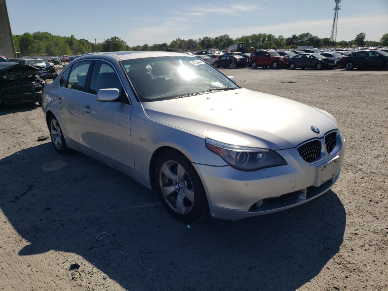 BMW 530 I 2007 with VIN WBANE73557CM51311 - Photo from auction