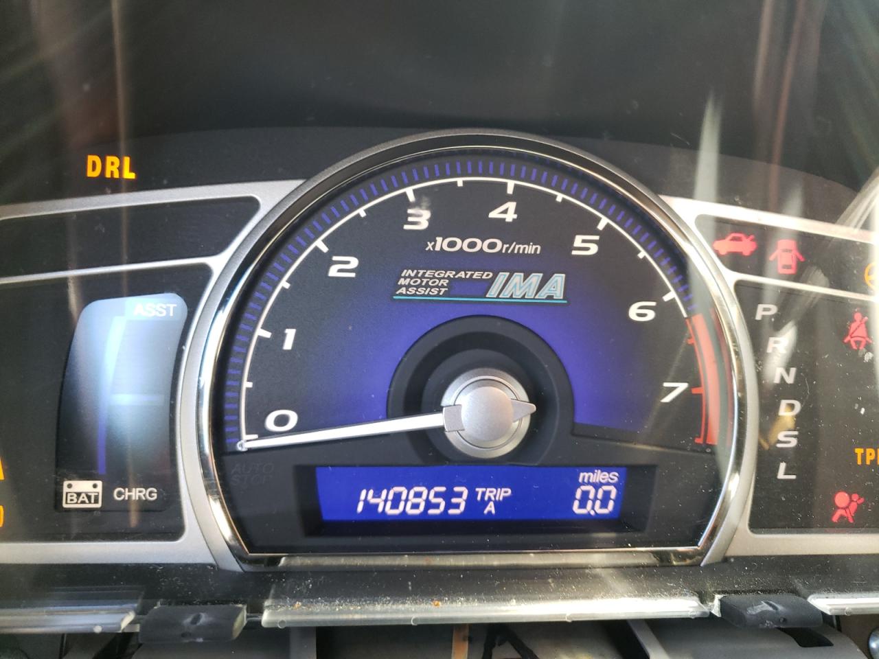 Photo 8 from auction – 2010 HONDA CIVIC HYBR with VIN JHMFA3F21AS001034
