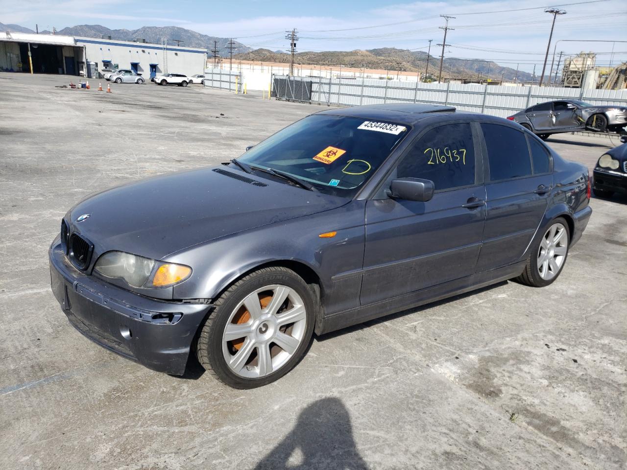 Photo 2 from auction – 2003 BMW 325 I with VIN WBAET37473NJ25153