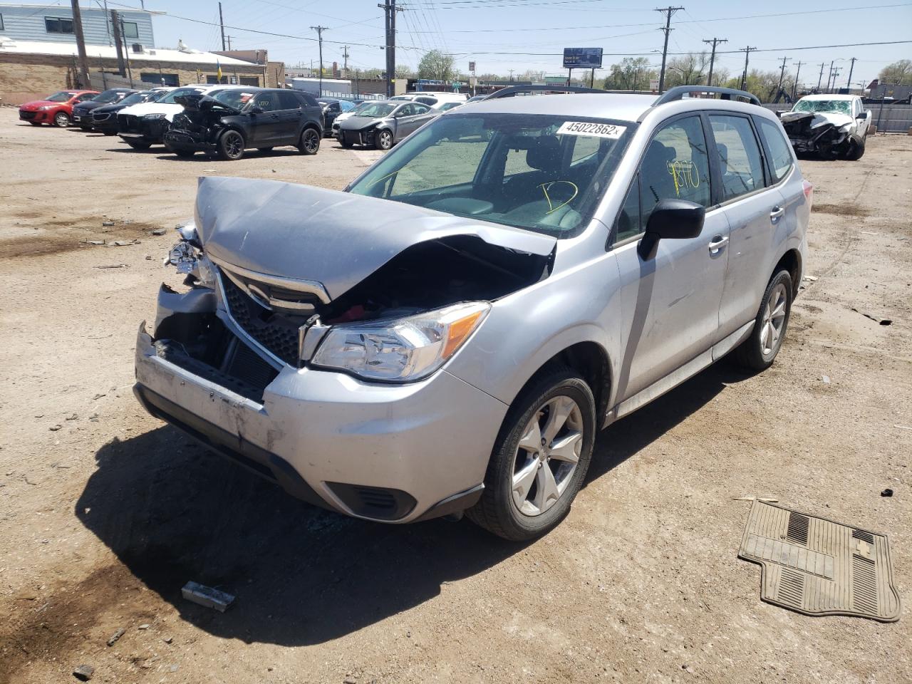 Photo 2 from auction – 2016 SUBARU FORESTER 2 with VIN JF2SJABC6GH510806