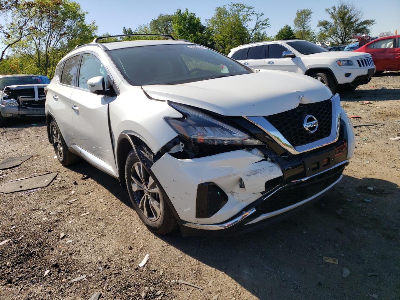 NISSAN MURANO S 2019 with VIN 5N1AZ2MS2KN114262 - Photo from auction