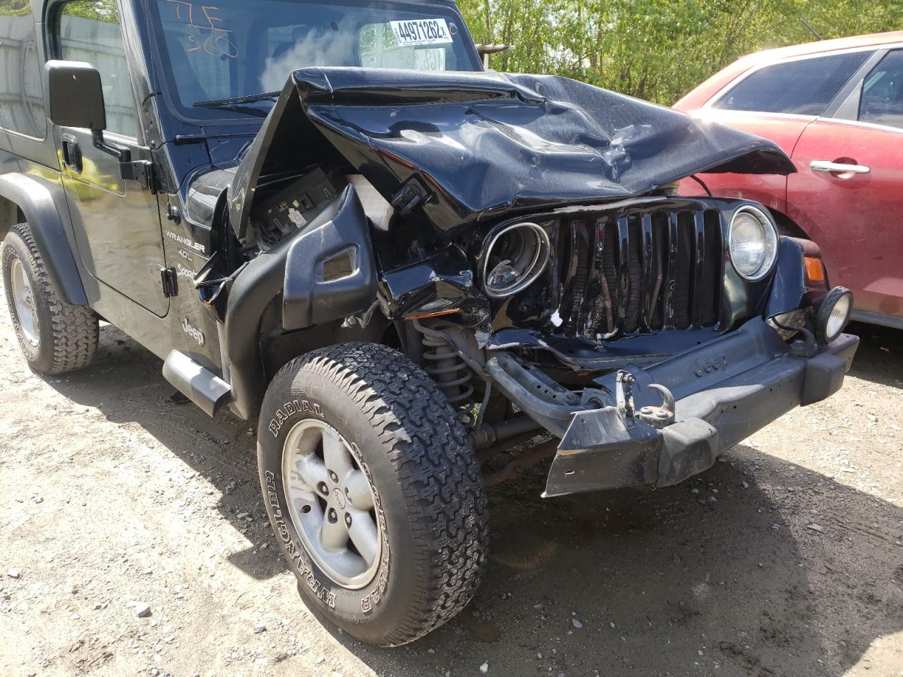 Photo 9 from auction – 2001 JEEP WRANGLER / with VIN 1J4FA49S71P305419