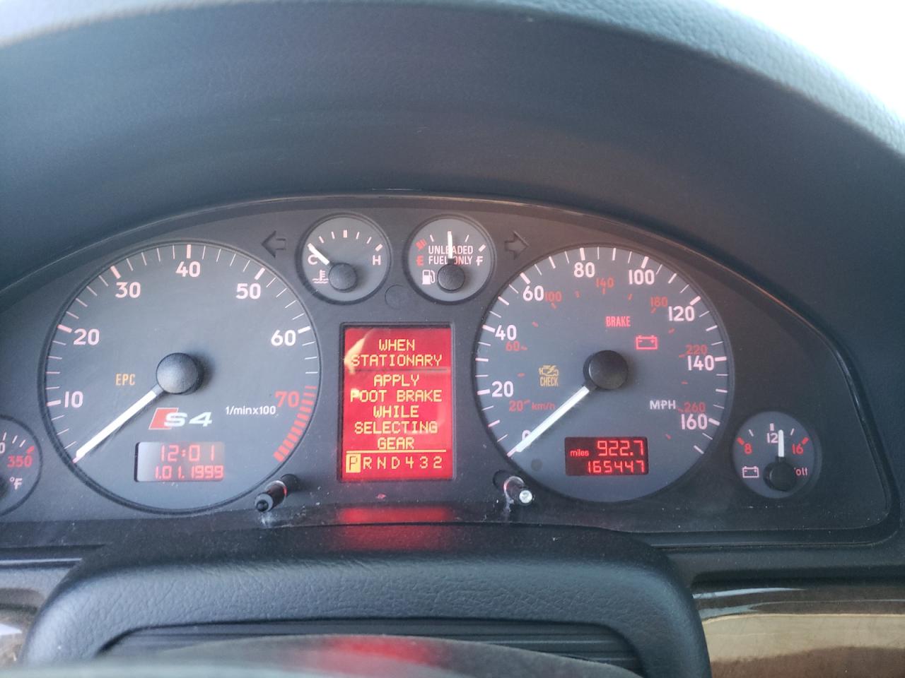 Photo 8 from auction – 2001 AUDI S4 2.7 QUA with VIN WAURD68DX1A094550