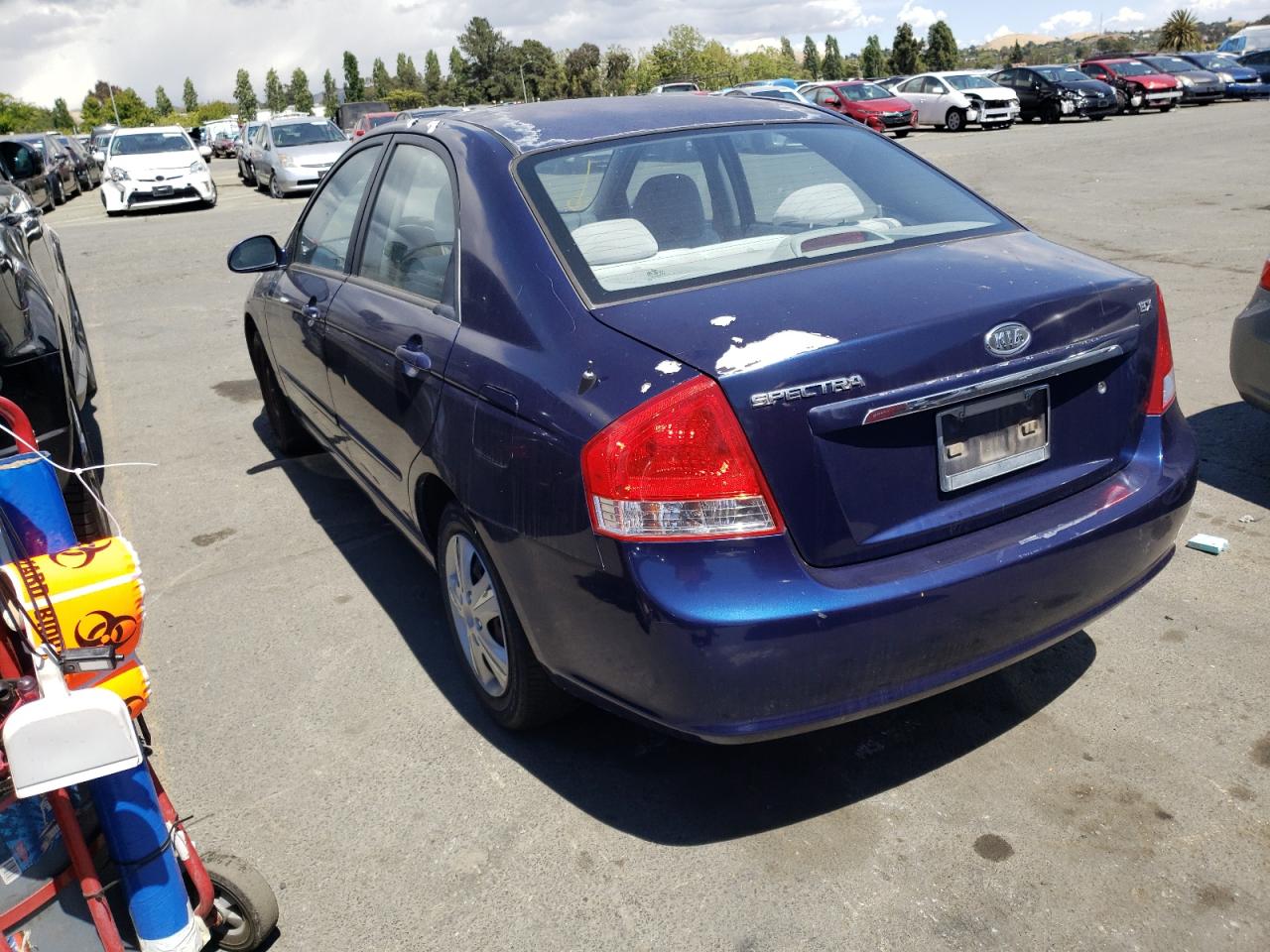 Photo 3 from auction – 2009 KIA SPECTRA EX with VIN KNAFE222695637574