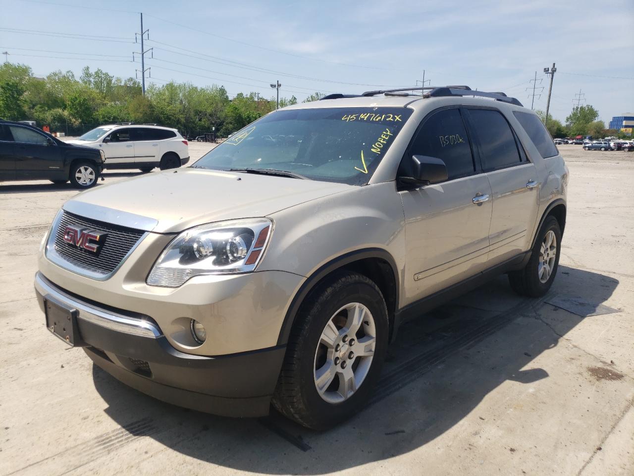 Photo 2 from auction – 2010 GMC ACADIA SLE with VIN 1GKLVLED3AJ149224