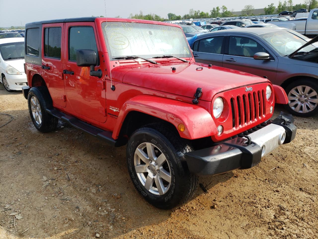 JEEP WRANGLER U 2014 with VIN 1C4BJWEG4EL251981 - Photo from auction