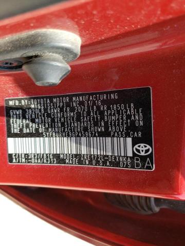 Photo 10 from auction – 2016 TOYOTA COROLLA L with VIN 5YFBURHE9GP459674
