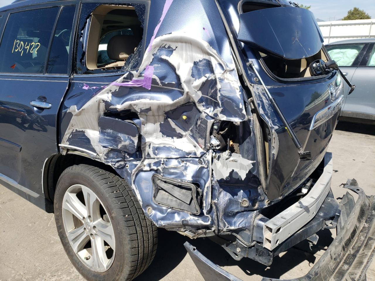 Photo 9 from auction – 2013 TOYOTA HIGHLANDER with VIN 5TDDK3EH8DS220212