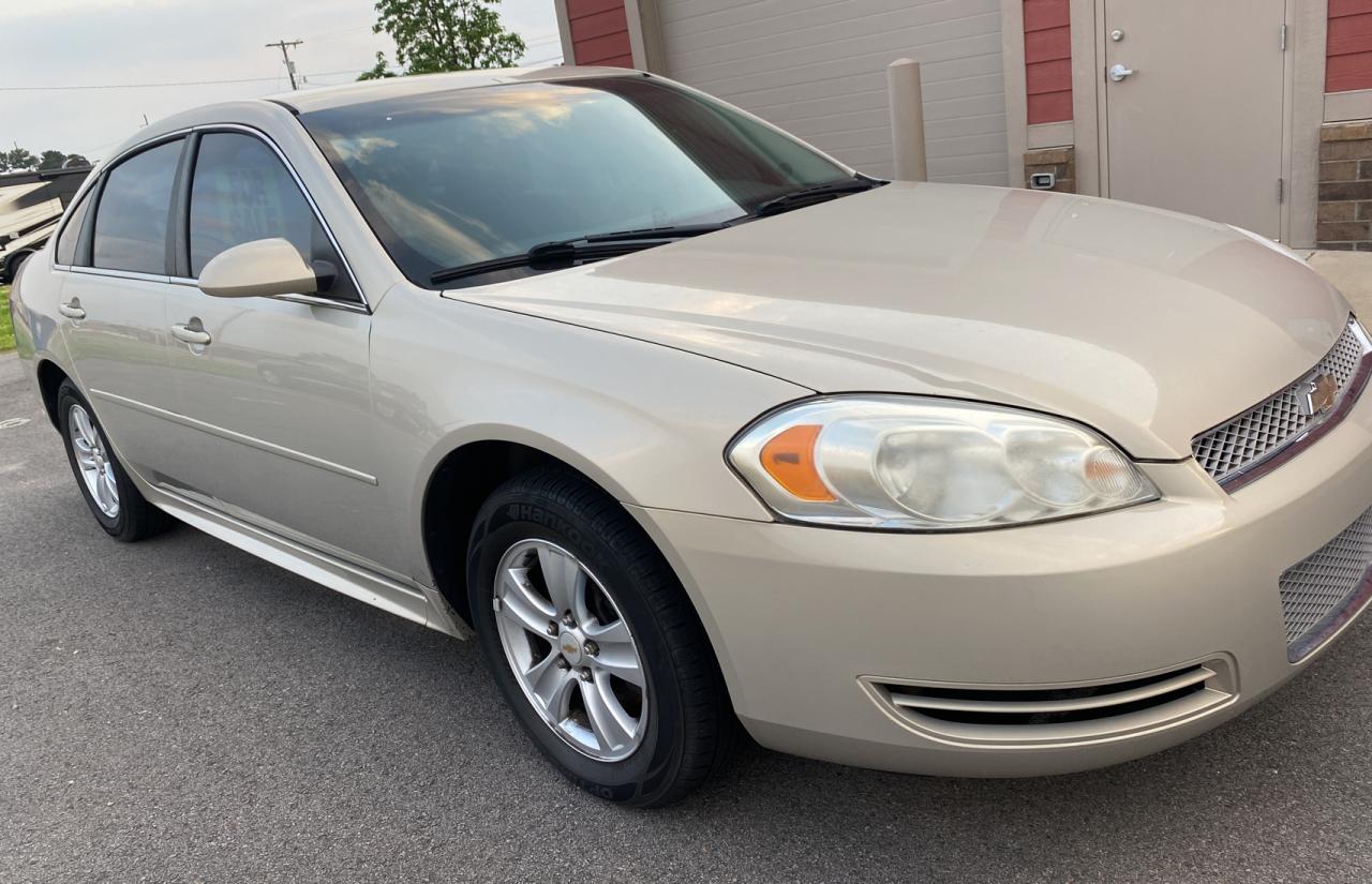 CHEVROLET IMPALA LS 2012 with VIN 2G1WF5E32C1206849 - Photo from auction