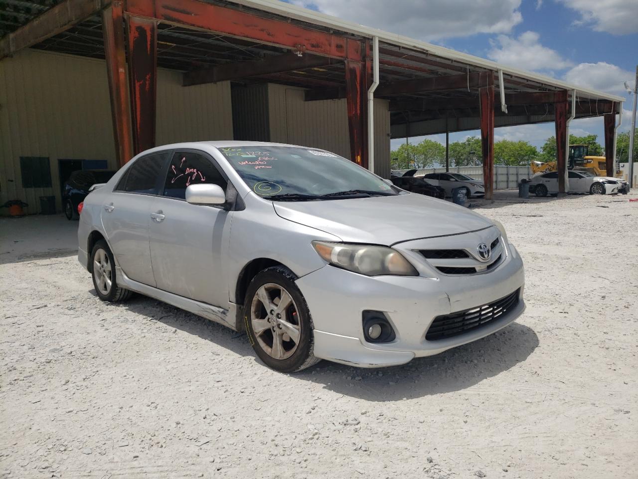 TOYOTA COROLLA 2012 with VIN 2T1BU4EE4CC830208 - Photo from auction