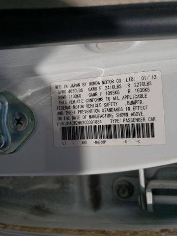 Photo 10 from auction – 2012 ACURA TSX TECH with VIN JH4CW2H6XCC001884