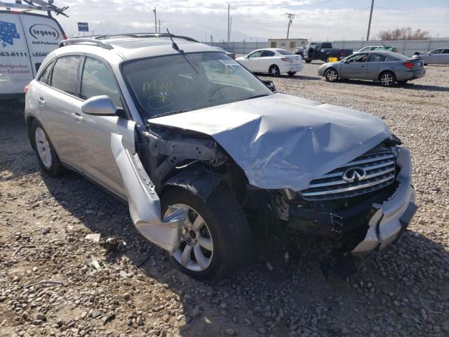 INFINITI FX35 2005 with VIN JNRAS08W15X202464 - Photo from auction