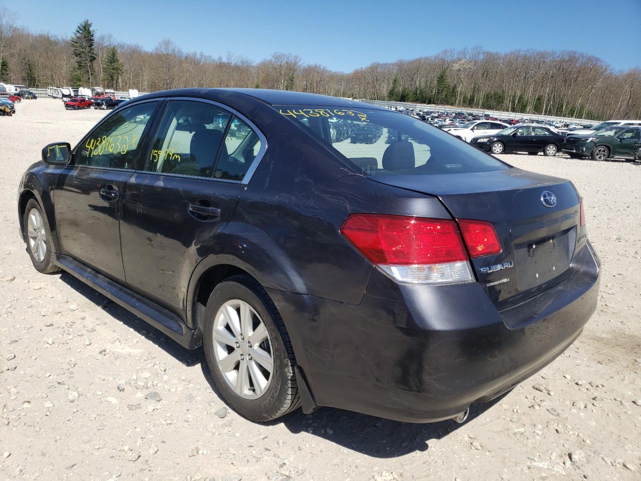 Photo 3 from auction – 2010 SUBARU LEGACY 2.5 with VIN 4S3BMBG61A3244954