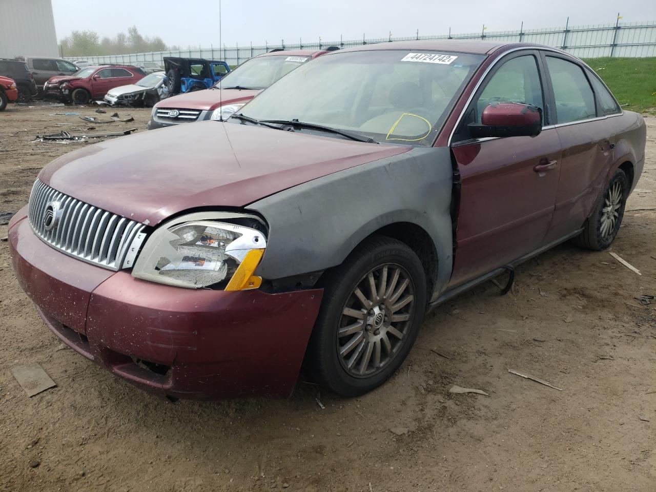Photo 2 from auction – 2006 MERCURY MONTEGO PR with VIN 1MEHM43166G602659