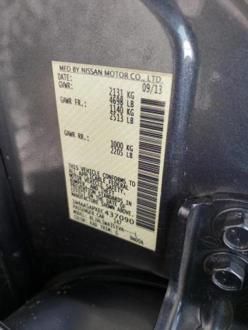 Photo 10 from auction – 2014 NISSAN MAXIMA S with VIN 1N4AA5APXEC437090