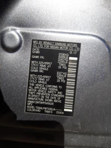 Photo 10 from auction – 2017 NISSAN ROGUE S with VIN KNMAT2MT9HP545628