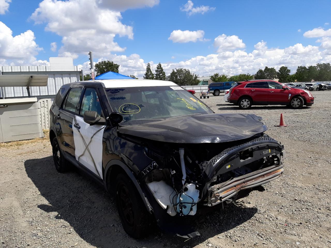 FORD EXPLORER P 2014 with VIN 1FM5K8AR5EGA14353 - Photo from auction