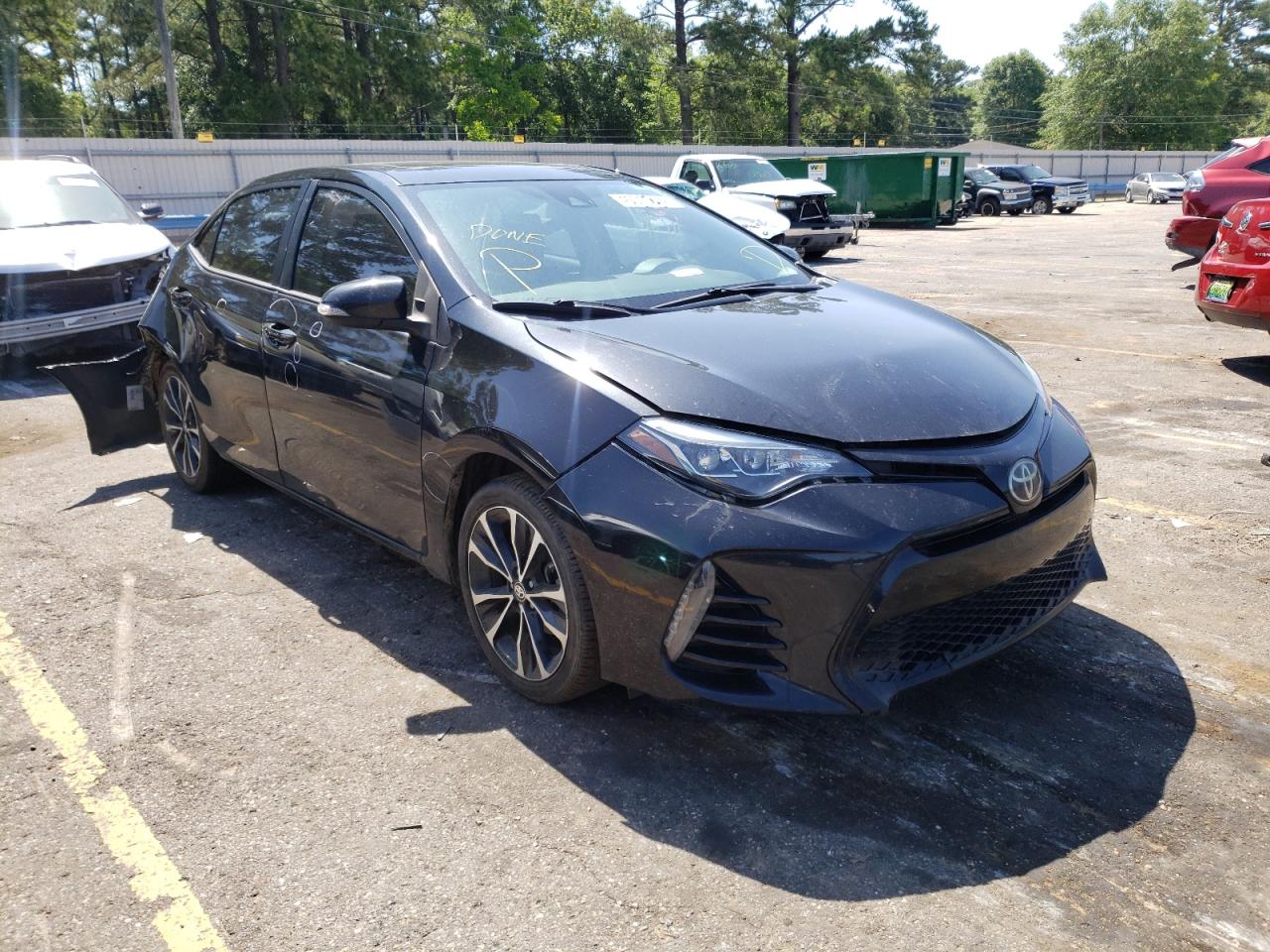 TOYOTA COROLLA L 2018 with VIN 5YFBURHE2JP758169 - Photo from auction