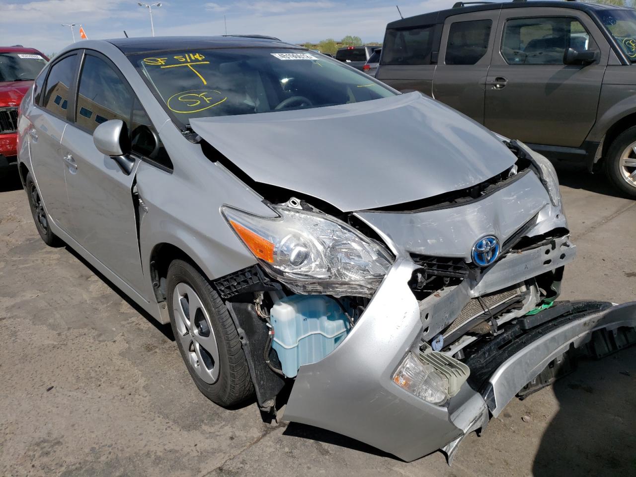 TOYOTA PRIUS 2014 with VIN JTDKN3DU6E1741859 - Photo from auction