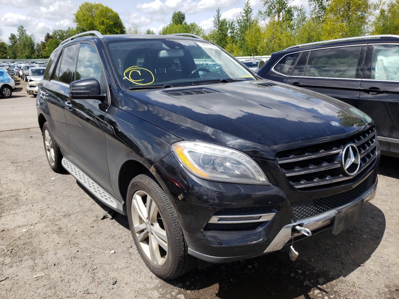 MERCEDES-BENZ ML 350 BLU 2013 with VIN 4JGDA2EB2DA242269 - Photo from auction