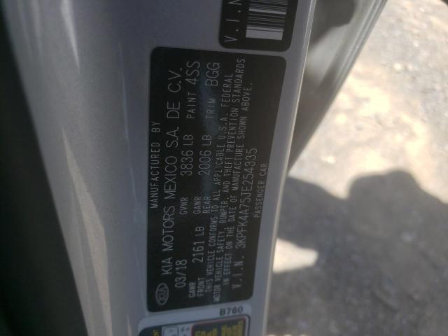 Photo 10 from auction – 2018 KIA FORTE with VIN 3KPFK4A75JE254335