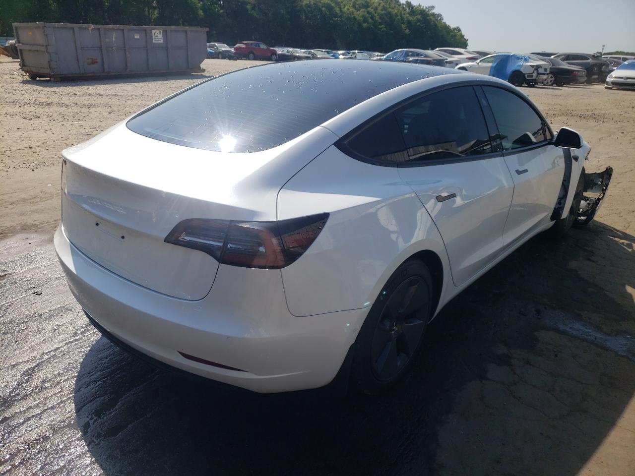 Photo 4 from auction – 2021 TESLA MODEL 3 with VIN 5YJ3E1EAXMF086687